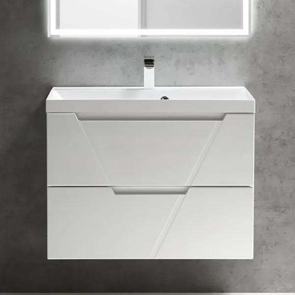 Тумба под раковину без столешницы BelBagno Vittoria 80 подвесная, bianco opaco Sancos — Оригинал