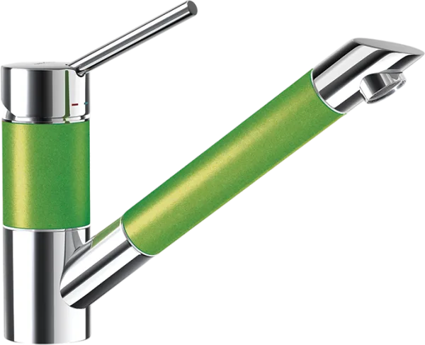 Смеситель для кухни Schock Cristalite SC-200-D выдвижной излив, мята Sancos — Оригинал