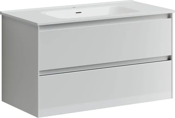 Тумба под раковину Sancos Cento 90 подвесная белый глянец, CN90W Sancos — Оригинал
