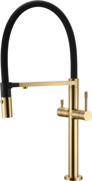 Смеситель для кухни Boheme Uno 115-MG matt gold Sancos — Оригинал