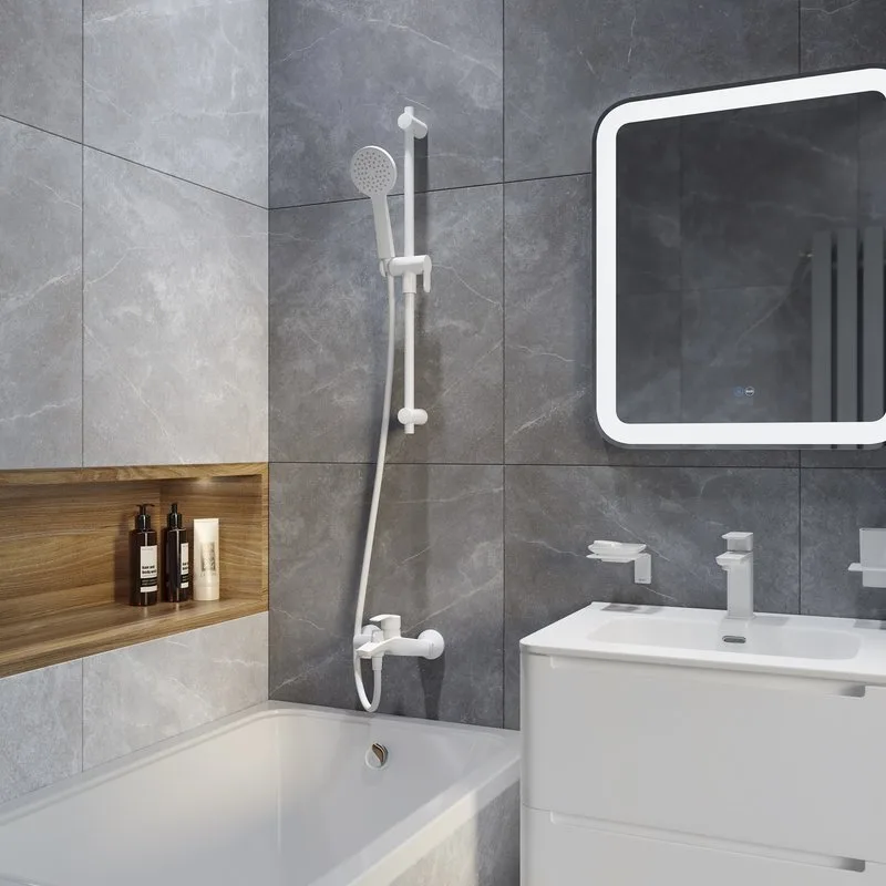 Душевая штанга IDDIS Ray RAY70W0i17 белая матовая Sancos — официальный сайт