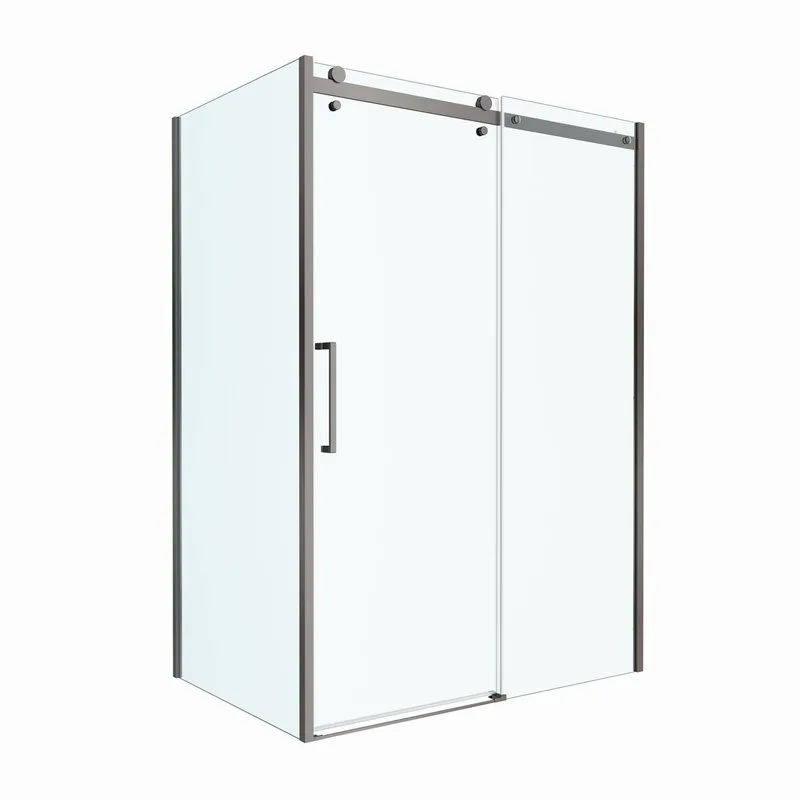 Душевой уголок BelBagno Marino 2 AH-1-150/80-C-GM 150x80, профиль оружейная сталь, стекло прозрачное Sancos — официальный сайт