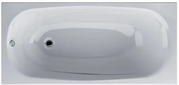 Акриловая ванна Damixa Willow WILL-170-070W-A 170x70 см, встраиваемая, белая Sancos — Оригинал