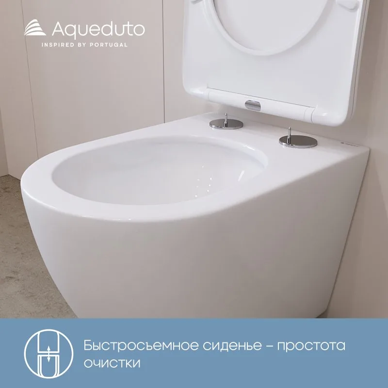 Унитаз подвесной Aqueduto Ovo Plus OVOT0220 Sancos — официальный сайт