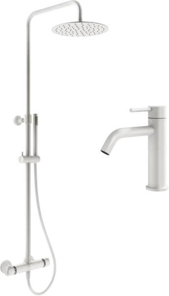 Комплект для ванной Plumberia Selection Ixo KITXO6302BO53 белый матовый Sancos — Оригинал