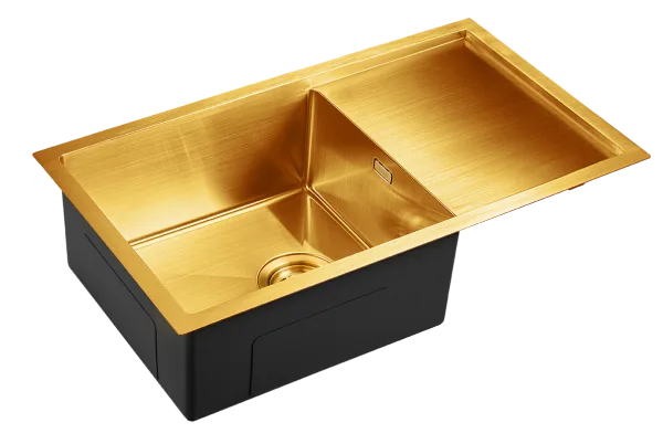 Мойка кухонная Emar PVD EMB-124 PVD Nano Golden Sancos — Оригинал