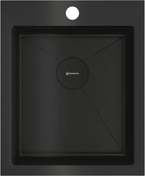Мойка кухонная Omoikiri Akisame 41-GB графит Sancos — Оригинал
