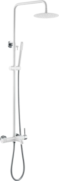 Душевая стойка Boheme Uno 468-WCR, white chrome Sancos — Оригинал