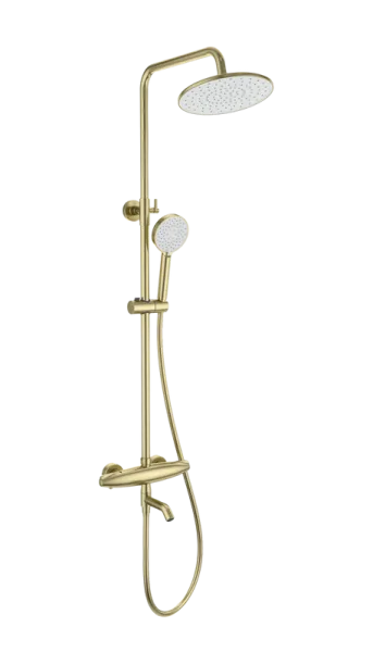 Душевая стойка Wonzon & Woghand CAPSULE WW-B3031-A3-BG, брашированное золото Sancos — Оригинал