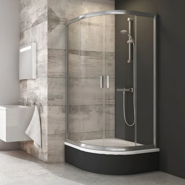 Душевой уголок Ravak Blix BLCP4-80 Sabina Transparent, профиль хром Sancos — Оригинал