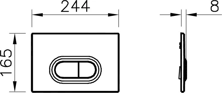 Система инсталляции для унитазов VitrA V8 768-5800-01, с кнопкой смыва Loop 740-0500 белой глянцевой Sancos — официальный сайт