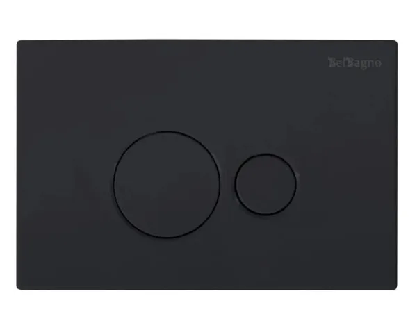 Кнопка смыва BelBagno BB084NERO черная матовая Sancos — Оригинал