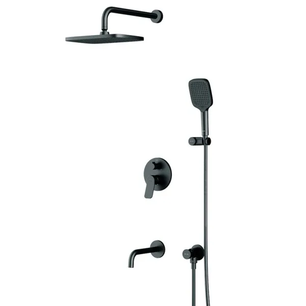 Душевой комплект AM.PM X-Joy FB85A3RH42 С ВНУТРЕННЕЙ ЧАСТЬЮ, черный Sancos — Оригинал