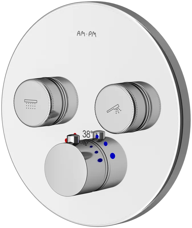 Термостатический смеситель встраиваемый AM.PM Inspire V2.0 F50A85700, для душа Sancos — официальный сайт