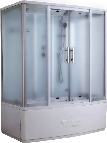 Душевая кабина Timo Standart T-6670SF Silver Fabric с высоким поддоном Sancos — Оригинал