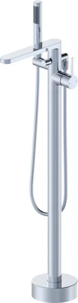 Напольный смеситель для ванны с душем Wonzon & Woghand WW-88649901-CR, С ВНУТРЕННЕЙ ЧАСТЬЮ, хром Sancos — Оригинал