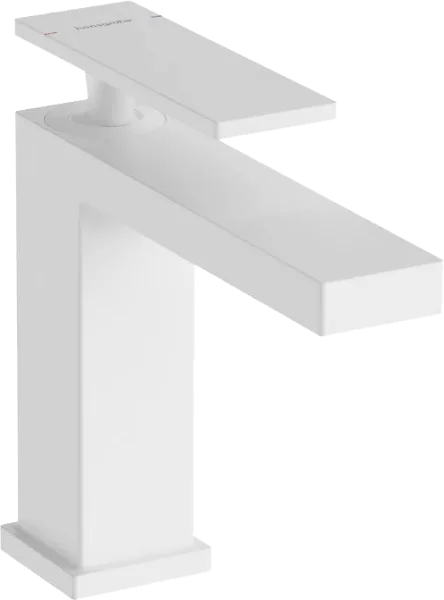 Смеситель для раковины Hansgrohe Tecturis E 110 73010700 матовый белый Sancos — Оригинал