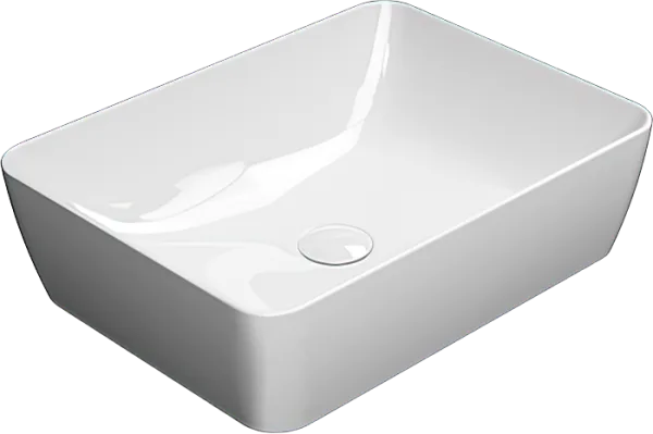 Накладная раковина GSI Nubes 9037PVC11 50x38, белая Sancos — Оригинал