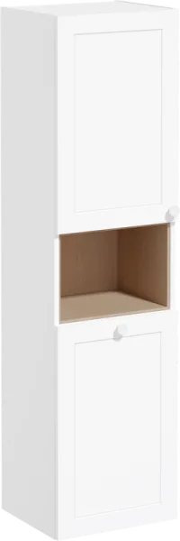 Шкаф-пенал для ванной VitrA Root Classic 40 L, с бельевой корзиной, белый Sancos — Оригинал