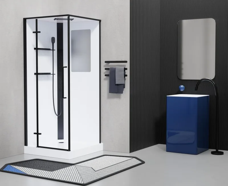 Душевая кабина Esbano ESM ESM-QUADRO-90 (Left) 90х90х215 L, квадратная Sancos — официальный сайт