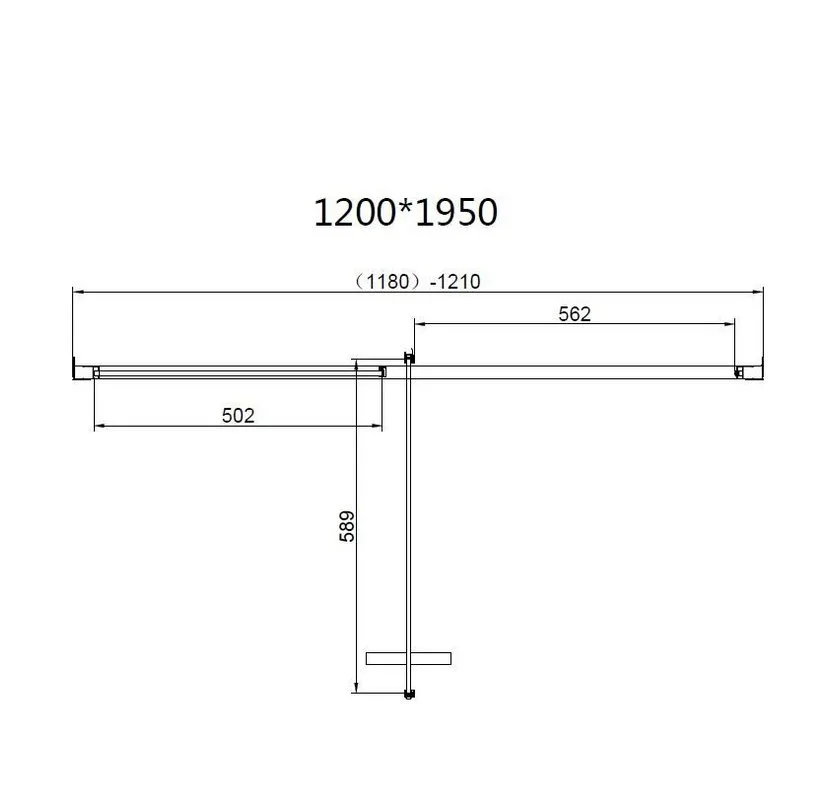 Душевая дверь Vincea Slim 8mm VDP-4SL120CLG, брашированное золото, стекло прозрачное Sancos — официальный сайт