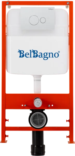 Система инсталляции для унитазов BelBagno BB026, с кнопкой смыва BB082BL Sancos — Оригинал