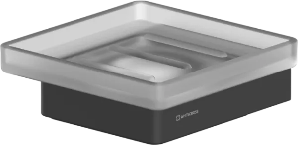 Мыльница WHITECROSS Cubo CU2420BL черная матовая Sancos — Оригинал