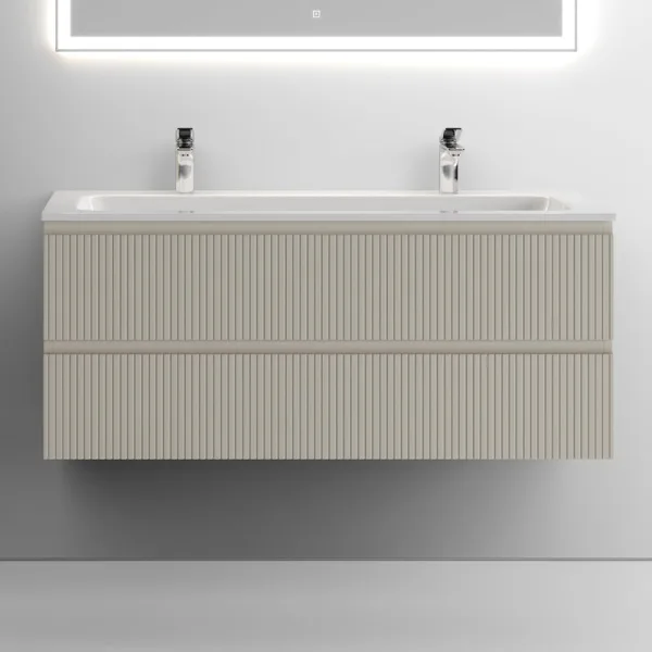 Тумба с раковиной Sancos Snob T 120 см, beige soft, раковина CN7016 Sancos — Оригинал