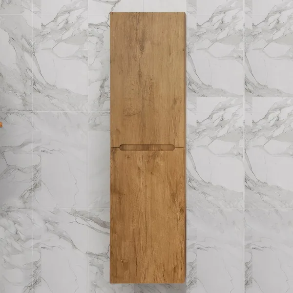 Шкаф-пенал для ванной BelBagno Etna 40 R rovere  nature Sancos — Оригинал