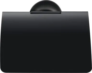 Держатель туалетной бумаги Duravit Starck T 0099404600 черный, с крышкой Sancos — Оригинал