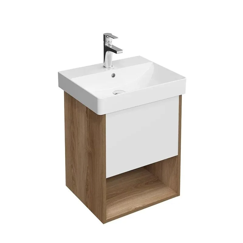Тумба под раковину без столешницы KERAMA MARAZZI Pro 55 подвесная, швейцарский вяз Sancos — официальный сайт