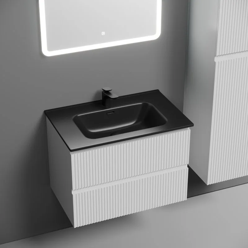 Тумба с раковиной Sancos Snob R 70 bianco, раковина CN7007MB Sancos — официальный сайт