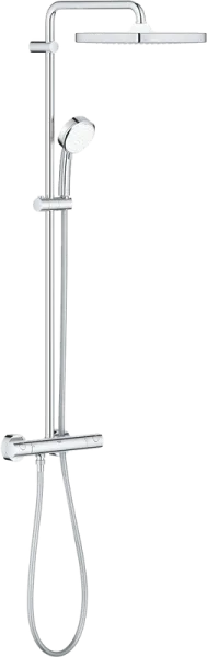 Душевая стойка Grohe Tempesta Cosmopolitan System 250 26689000, с термостатом Sancos — Оригинал