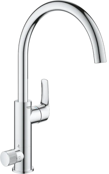 Смеситель для кухни Grohe Blue 30383000 с функцией фильтрации, хром Sancos — Оригинал