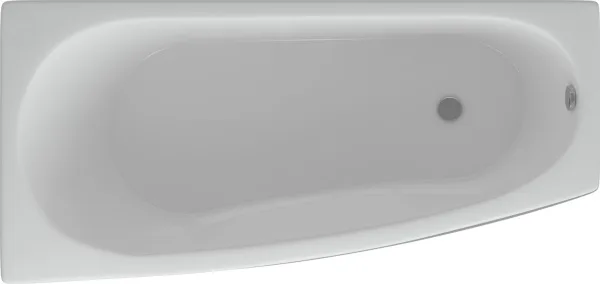 Акриловая ванна AQUATEK Пандора PAN160-0000038 L 160x75 см, угловая, левая, пристенная, белая Sancos — Оригинал