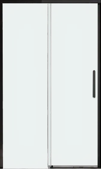 Дверь для душевого уголка Veconi Premium Trento PTD-40B 140 см, профиль черный матовый, стекло прозр Sancos — Оригинал