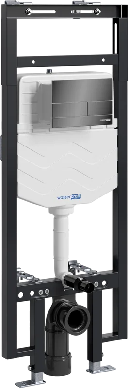 Система инсталляции для унитазов Wasserkraft Dinkel 58TLT.010.ME.PB04, с кнопкой смыва черной Sancos — официальный сайт