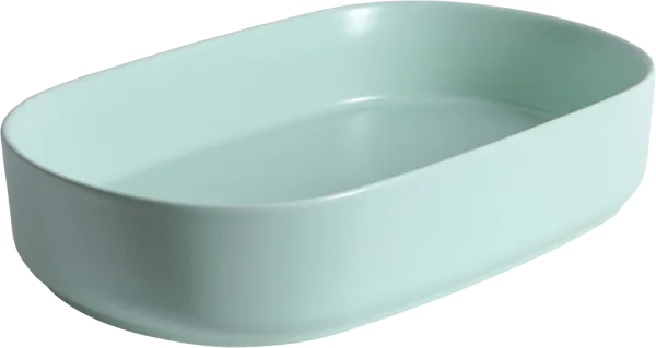 Накладная раковина Allen Brau Fantasy Oval 55x36, мятная Sancos — Оригинал
