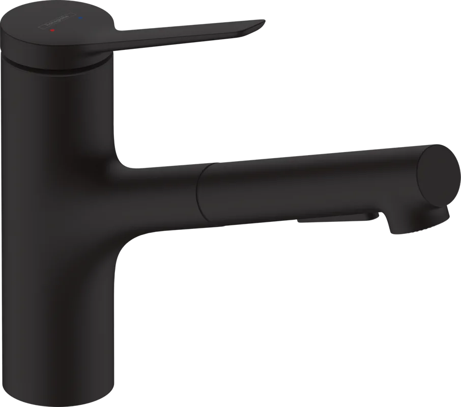 Смеситель для кухни Hansgrohe Zesis M33 74800670 черный матовый Sancos — официальный сайт