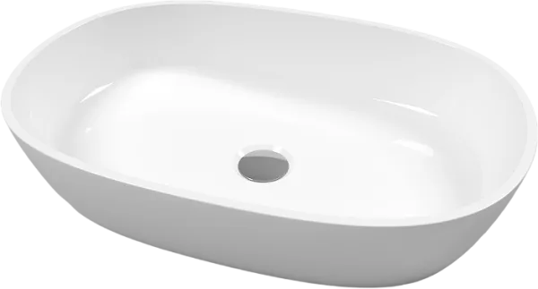 Накладная раковина WHITECROSS Opal 0709.056038.100 56 см, белый глянец Sancos — Оригинал