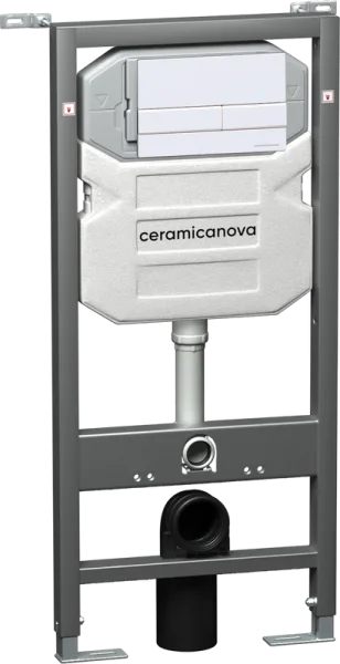 Система инсталляции для унитазов Ceramicanova Envision Flat CN1002W, кнопка белая Sancos — Оригинал