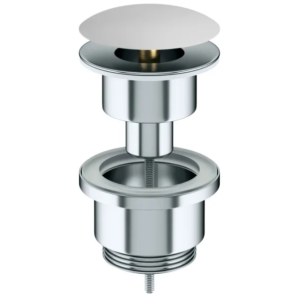 Донный клапан Ceramicanova, click-clack, белый матовый, 70003MWnc Sancos — Оригинал