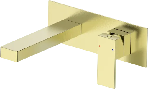 Смеситель для раковины Wonzon & Woghand WW-88869016-BG брашированное золото, С ВНУТРЕННЕЙ ЧАСТЬЮ Sancos — Оригинал
