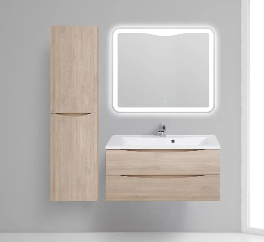 Шкаф-пенал для ванной BelBagno Fly -Marino L rovere grigio Sancos — официальный сайт