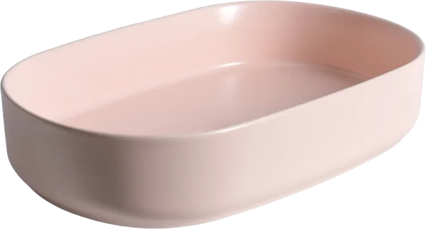 Накладная раковина Allen Brau Fantasy Oval 55x36, розовая Sancos — Оригинал