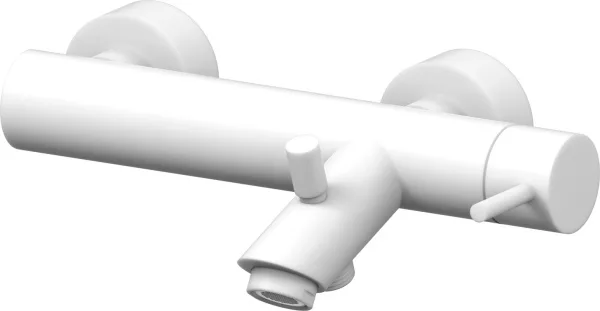 Смеситель для ванны с душем Paffoni Light LIG022BO, белый Sancos — Оригинал