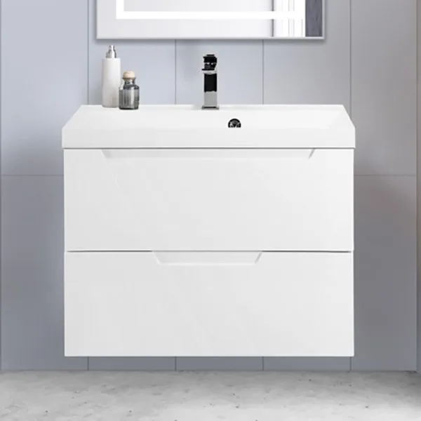Тумба под раковину без столешницы BelBagno Vittoria 70 подвесная, bianco lucido Sancos — Оригинал