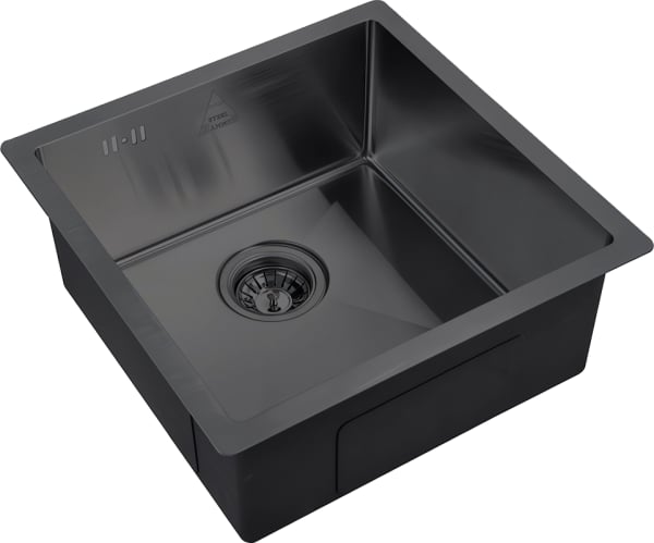 Мойка кухонная Zorg Steel Hummer SH 4444 GRAFIT