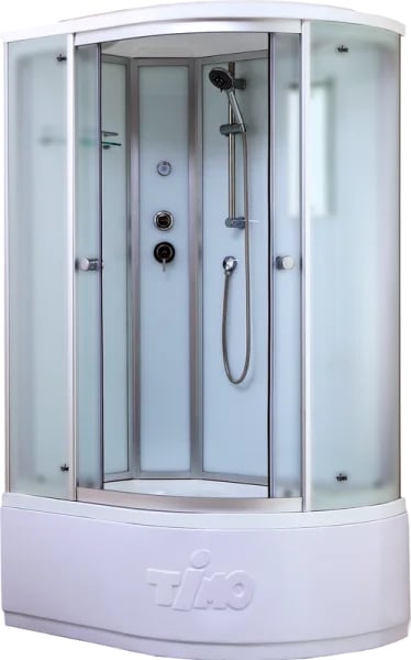 Душевая кабина Timo Standart T-6620SFL Silver Fabric L с высоким поддоном