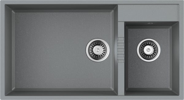 Мойка кухонная Omoikiri Tedori 85-2-U-GR leningrad grey